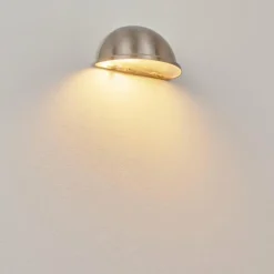 hofstein Applique murale d'extérieur Wundowie Acier inoxydable, Blanc, 1 lumière