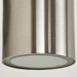 hofstein Applique murale d'extérieur Bessiebelle Acier inoxydable, Blanc, 1 lumière