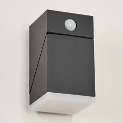 hofstein Applique murale d'extérieur Toogong LED Anthracite, 1 lumière, Détecteur de mouvement