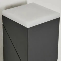 hofstein Applique murale d'extérieur Toogong LED Anthracite, 2 lumières, Détecteur de mouvement