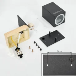 hofstein Applique murale d'extérieur Auchac Couleur bois, Écru, 1 lumière