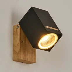 hofstein Applique murale d'extérieur Auchac Couleur bois, Écru, 1 lumière