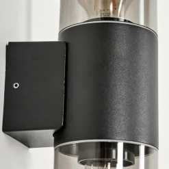 Suspension Verre Fumé-hofstein Applique murale d'extérieur Caragua Anthracite, 2 lumières