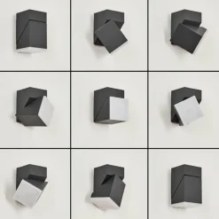 hofstein Applique murale d'extérieur Toogong LED Anthracite, 1 lumière