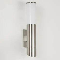 hofstein Applique murale d'extérieur Lartigue Acier inoxydable, 2 lumières