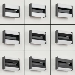 hofstein Applique murale d'extérieur Ramalheira LED Anthracite, 1 lumière