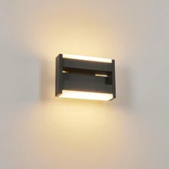 hofstein Applique murale d'extérieur Ramalheira LED Anthracite, 1 lumière