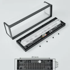 hofstein Applique murale d'extérieur Burseryd LED Anthracite, 1 lumière