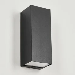 hofstein Applique murale d'extérieur Bogachie LED Noir, 1 lumière