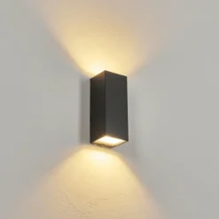 hofstein Applique murale d'extérieur Bogachie LED Noir, 1 lumière