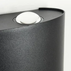 hofstein Applique murale d'extérieur Martigre LED Noir, 1 lumière