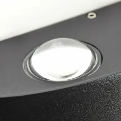 hofstein Applique murale d'extérieur Martigre LED Noir, 1 lumière