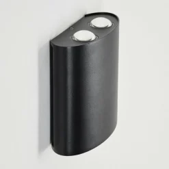 hofstein Applique murale d'extérieur Martigre LED Noir, 1 lumière