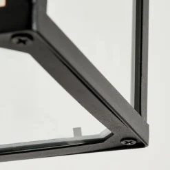 hofstein Applique murale d'extérieur Fortunies Brun, Couleur bois, Noir, 1 lumière