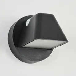 hofstein Applique murale d'extérieur Villermon LED Noir, 1 lumière