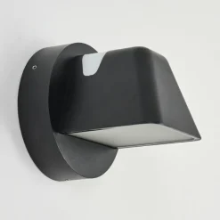 hofstein Applique murale d'extérieur Villermon LED Noir, 1 lumière