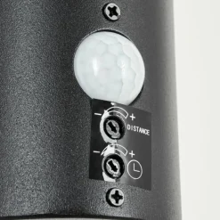 hofstein Applique murale d'extérieur Vinara LED Noir, 1 lumière, Détecteur de mouvement