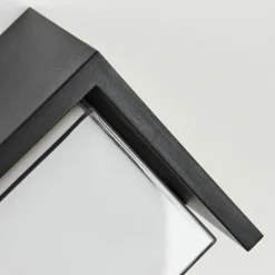 hofstein Applique murale d'extérieur Vurey LED Noir, 1 lumière