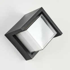 hofstein Applique murale d'extérieur Vurey LED Noir, 1 lumière