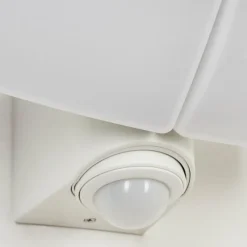 hofstein Applique murale d'extérieur Carnetin LED Blanc, 2 lumières, Détecteur de mouvement