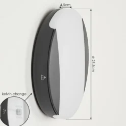 hofstein Applique murale d'extérieur Joserand LED Anthracite, 1 lumière