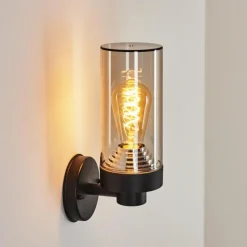 hofstein Applique murale d'extérieur Crantenoy Noir, 1 lumière