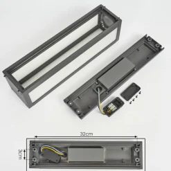 hofstein Applique murale d'extérieur Apidou LED Anthracite, 1 lumière