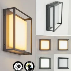 hofstein Applique murale d'extérieur Nonza LED Anthracite, 1 lumière