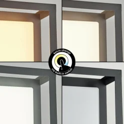 hofstein Applique murale d'extérieur Nonza LED Anthracite, 1 lumière