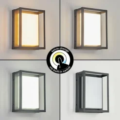 hofstein Applique murale d'extérieur Nonza LED Anthracite, 1 lumière