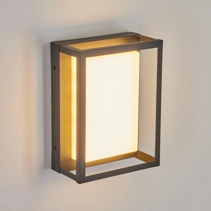 hofstein Applique murale d'extérieur Nonza LED Anthracite, 1 lumière