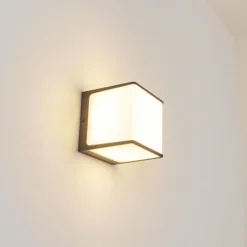 hofstein Applique murale d'extérieur Burseryd LED Anthracite, 1 lumière