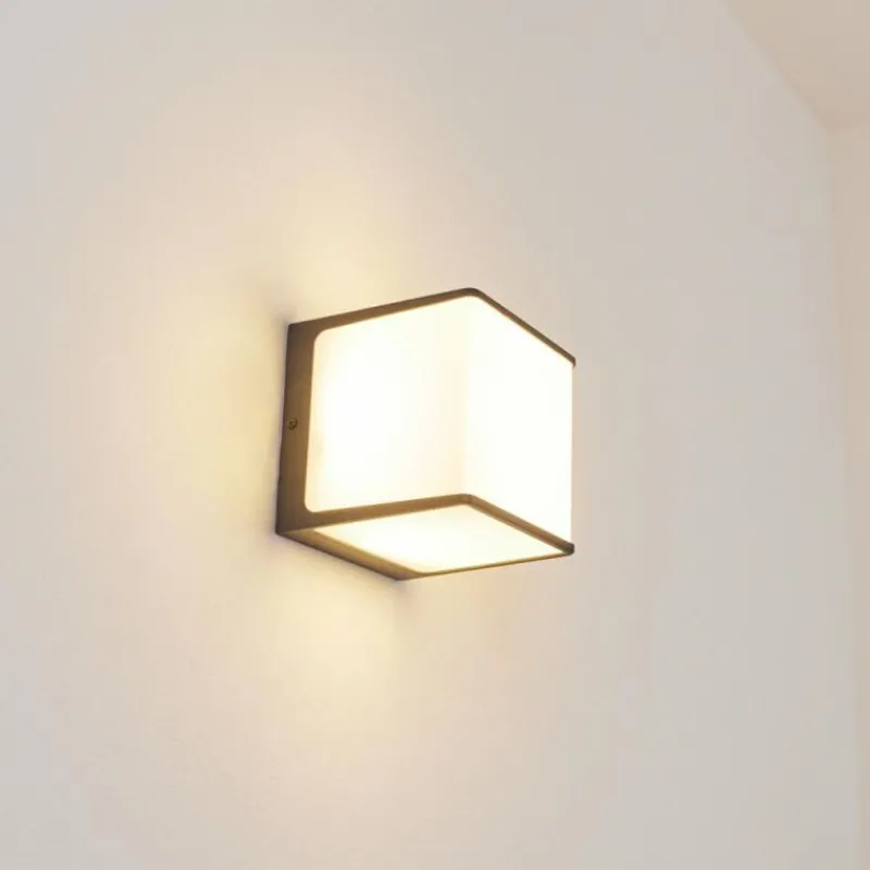 hofstein Applique murale d'extérieur Burseryd LED Anthracite, 1 lumière