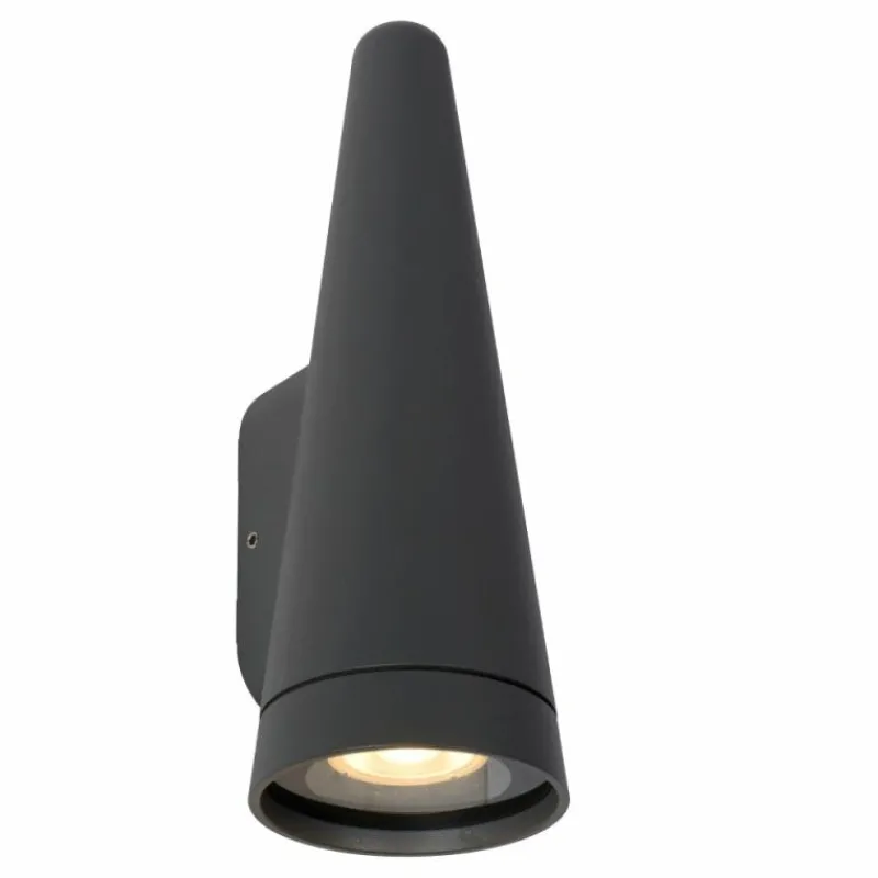 Luminaires Lucide Applique murale d'extérieur Lucide WIZARD Anthracite, 1 lumière