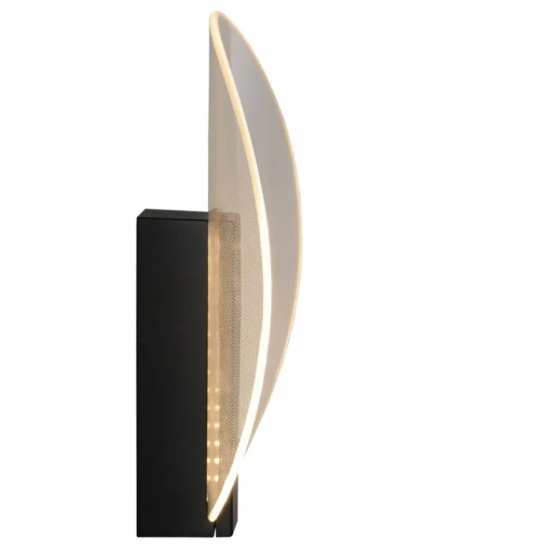 Luminaires Lucide Applique murale d'extérieur Lucide LAREDO LED Noir, 1 lumière