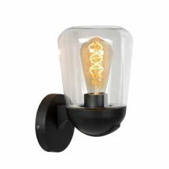 Luminaires Lucide Applique murale d'extérieur Lucide TULSA Noir, 1 lumière