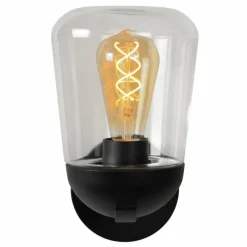 Luminaires Lucide Applique murale d'extérieur Lucide TULSA Noir, 1 lumière