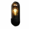 Luminaires Lucide Applique murale d'extérieur Lucide CAPSULE Noir, 1 lumière