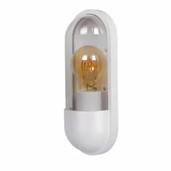 Luminaires Lucide Applique murale d'extérieur Lucide CAPSULE Blanc, 1 lumière