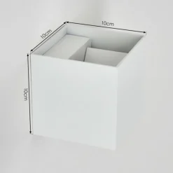 hofstein Applique murale d'extérieur Tamarin LED Blanc, 2 lumières