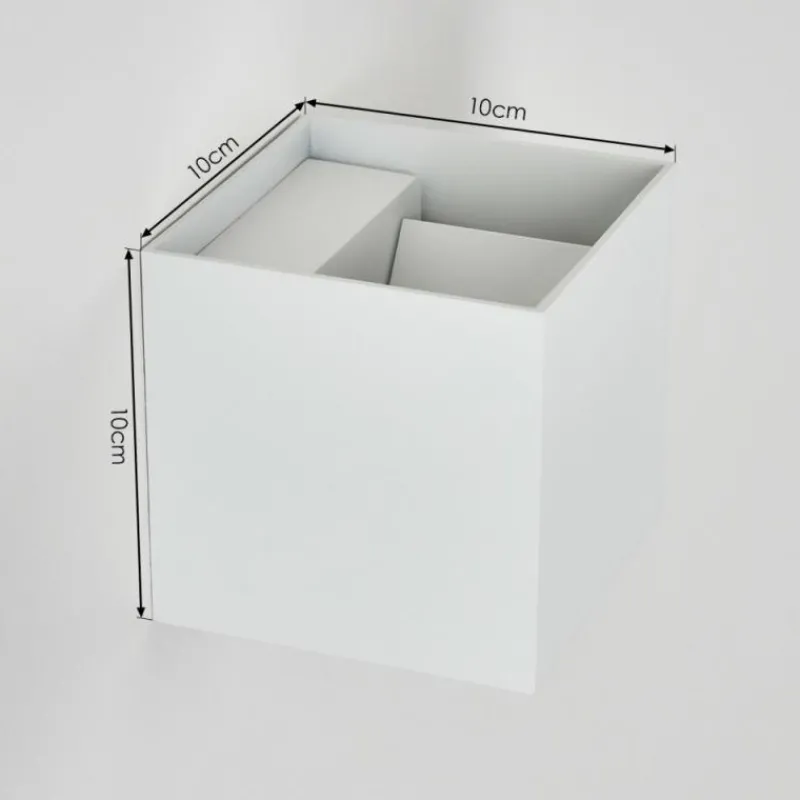 hofstein Applique murale d'extérieur Tamarin LED Blanc, 2 lumières