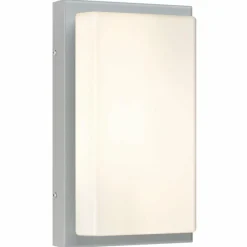 Luminaires LCD Applique murale d'extérieur LCD Arber LED Gris, 1 lumière, Détecteur de mouvement
