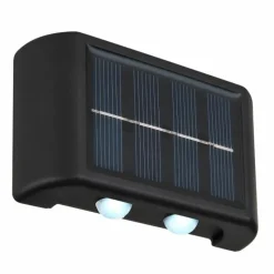 Luminaires Globo Lighting Applique murale d'extérieur Globo SOLAR LED Noir, 4 lumières