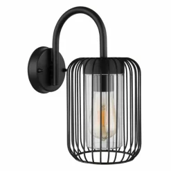 Luminaires Globo Lighting Applique murale d'extérieur Globo NINA Noir, 1 lumière
