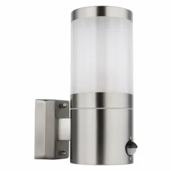 Luminaires Globo Lighting Applique murale d'extérieur Globo XELOO Argenté, 1 lumière, Détecteur de mouvement