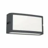 Luminaires Eglo Applique murale d'extérieur Eglo CAMARDA LED Anthracite, 1 lumière