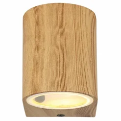 Lampes En Bois-Luminaires Globo Lighting Applique murale d'extérieur Globo VERONIKA Couleur bois, 1 lumière