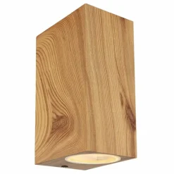 Lampes En Bois-Luminaires Globo Lighting Applique murale d'extérieur Globo VERONIKA Couleur bois, 2 lumières