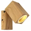 Lampes En Bois-Luminaires Globo Lighting Applique murale d'extérieur Globo VERONIKA Couleur bois, 1 lumière