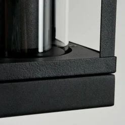 Lampes Vintages & Rétros-hofstein Applique murale d'extérieur Palanga Noir, 1 lumière